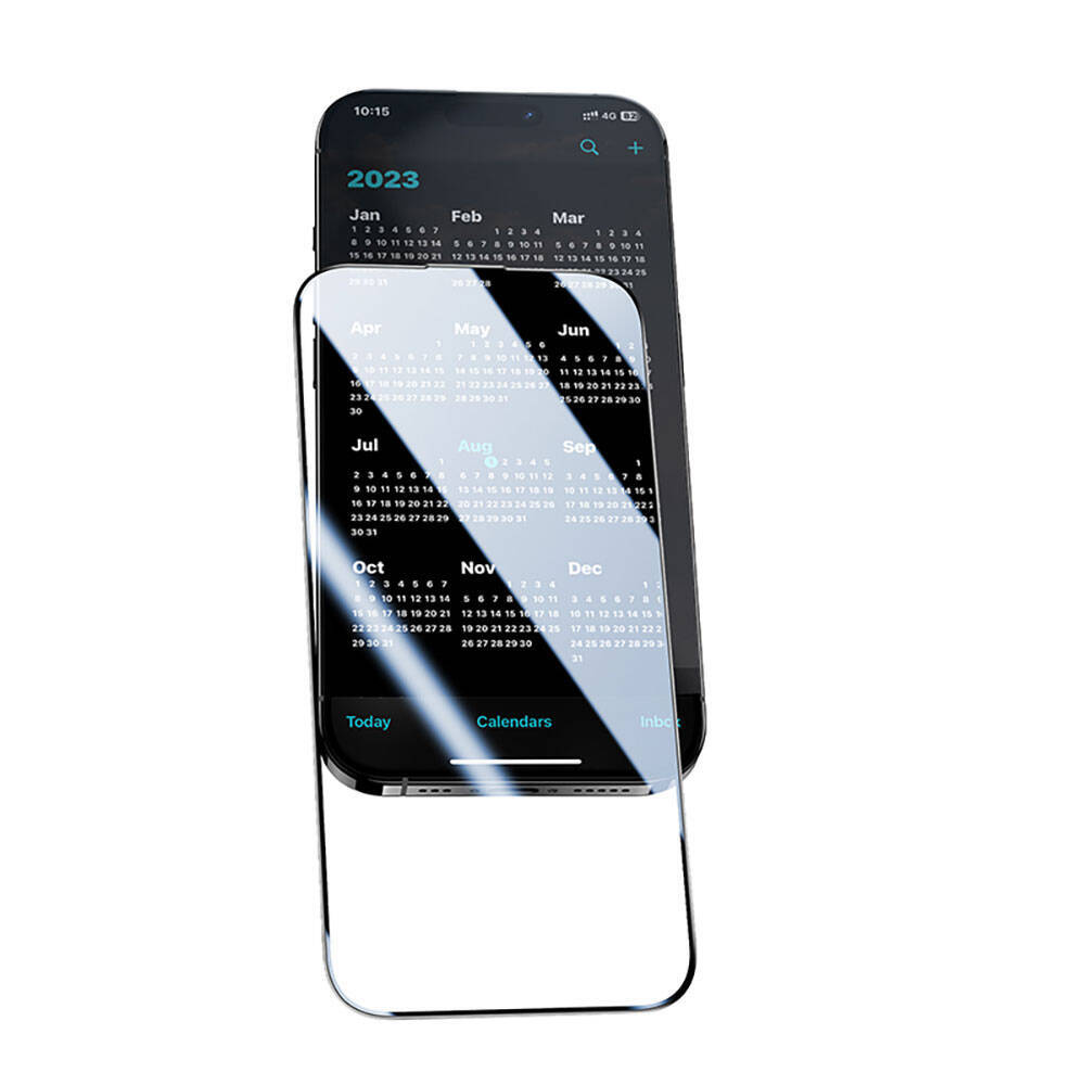 Apple iPhone 15 Pro Max Benks V Pro Ultra Shield Privacy 0.3mm Ekran Koruyucu + Kolay Uygulama Aparatlı - 4