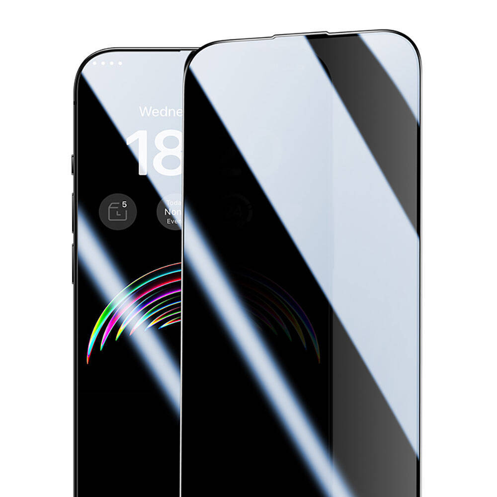 Apple iPhone 15 Pro Max Benks V Pro Ultra Shield Privacy 0.3mm Ekran Koruyucu + Kolay Uygulama Aparatlı - 5