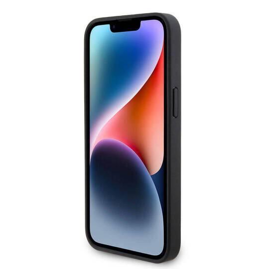 Apple iPhone 15 Pro Max Kılıf Ferrari Orjinal Lisanslı M-safe Şarj Özellikli Metal Logolu PU Karbon Kapak - 14