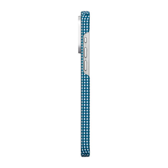 Apple iPhone 15 Pro Max Kılıf M-safe Şarj Özellikli Awa Tasarımlı 1500D Aramid Karbon Fiber Pitaka Ultra-Slim Classic Serisi Ocean Kapak - 4