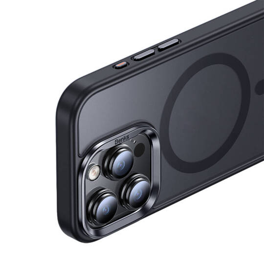 Apple iPhone 15 Pro Max Kılıf M-safe Şarj Özellikli Benks Mist Protective Kapak - 2