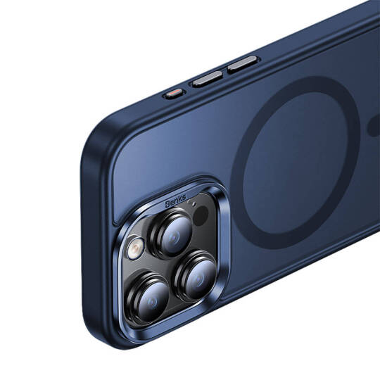 Apple iPhone 15 Pro Max Kılıf M-safe Şarj Özellikli Benks Mist Protective Kapak - 17