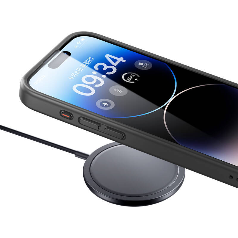 Apple iPhone 15 Pro Max Kılıf M-safe Şarj Özellikli Benks Mist Protective Kapak - 20