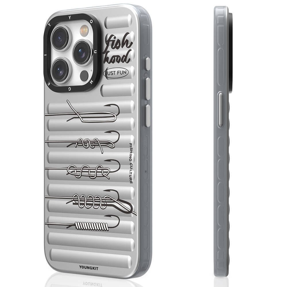 Apple iPhone 15 Pro Max Kılıf M-safe Şarj Özellikli Youngkit Fishing Serisi Kapak - 2