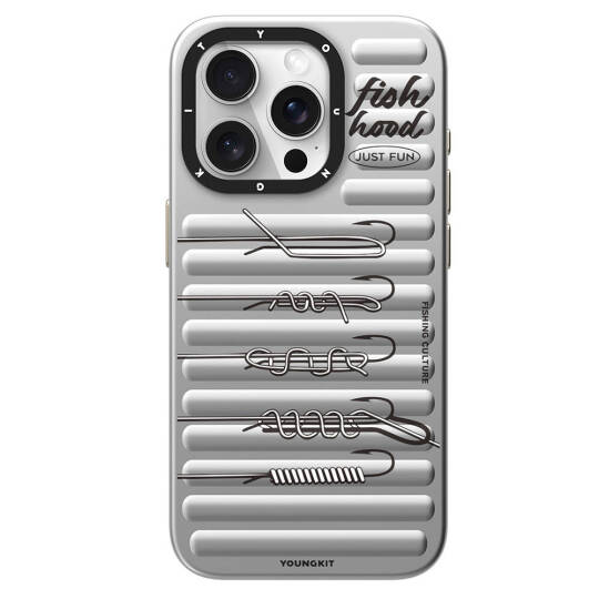 Apple iPhone 15 Pro Max Kılıf M-safe Şarj Özellikli Youngkit Fishing Serisi Kapak - 3