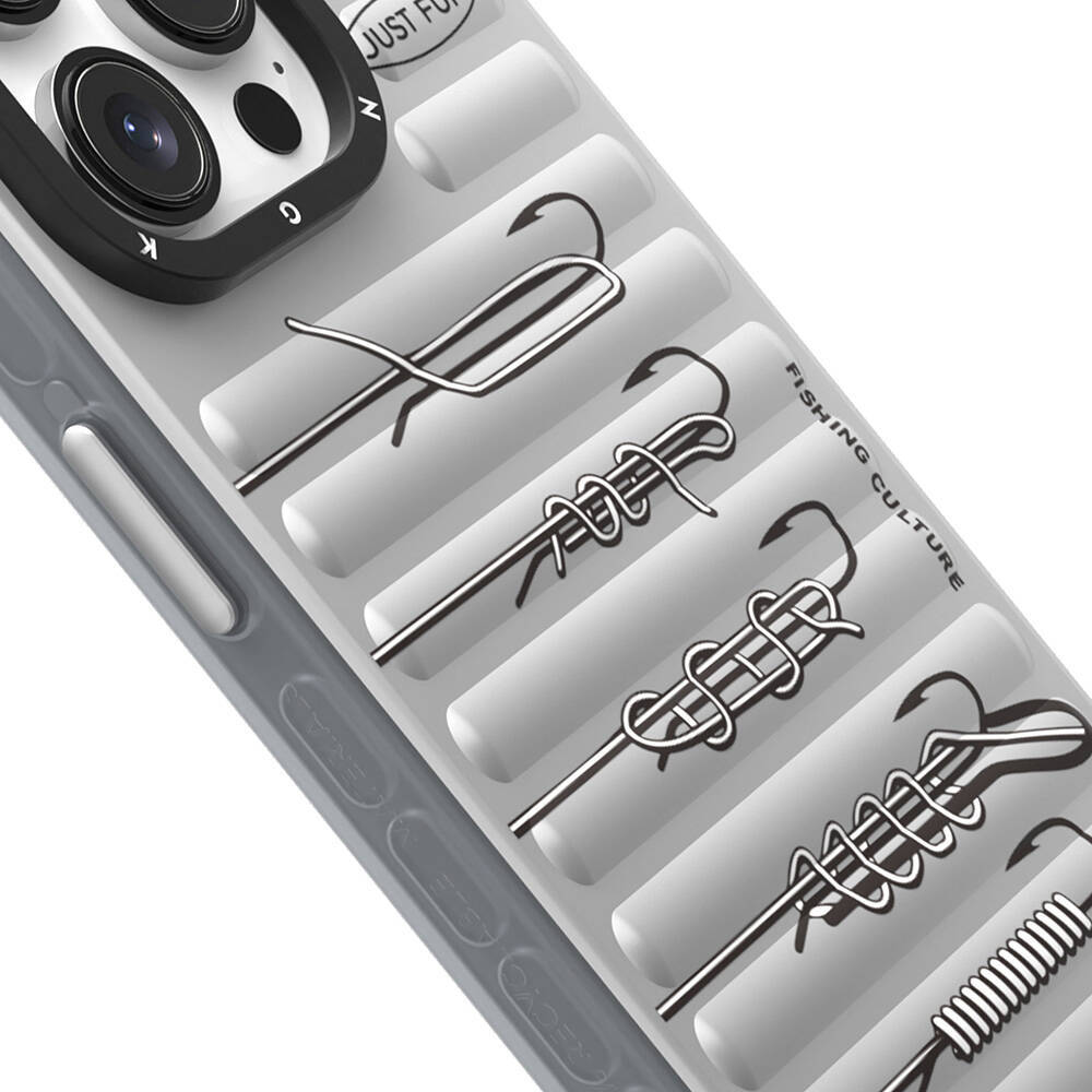 Apple iPhone 15 Pro Max Kılıf M-safe Şarj Özellikli Youngkit Fishing Serisi Kapak - 4