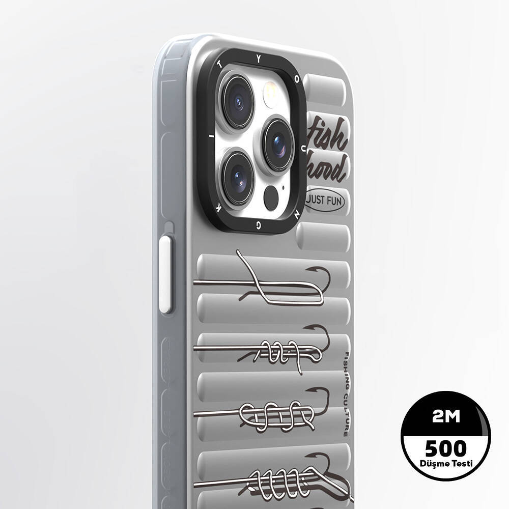 Apple iPhone 15 Pro Max Kılıf M-safe Şarj Özellikli Youngkit Fishing Serisi Kapak - 5
