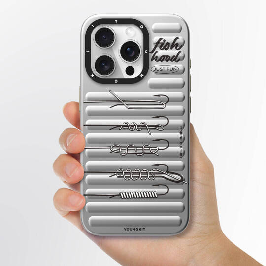 Apple iPhone 15 Pro Max Kılıf M-safe Şarj Özellikli Youngkit Fishing Serisi Kapak - 6