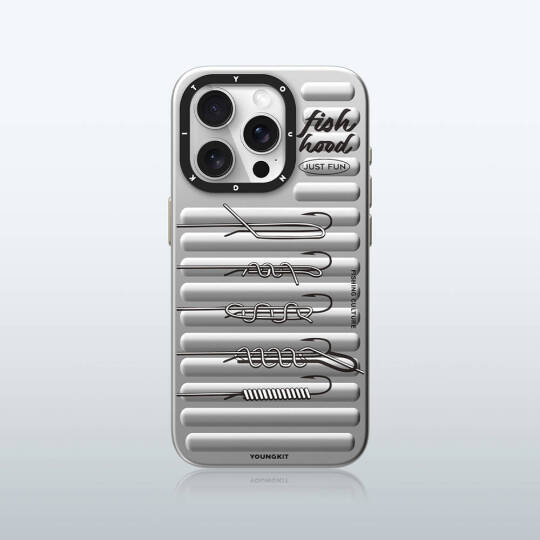 Apple iPhone 15 Pro Max Kılıf M-safe Şarj Özellikli Youngkit Fishing Serisi Kapak - 8