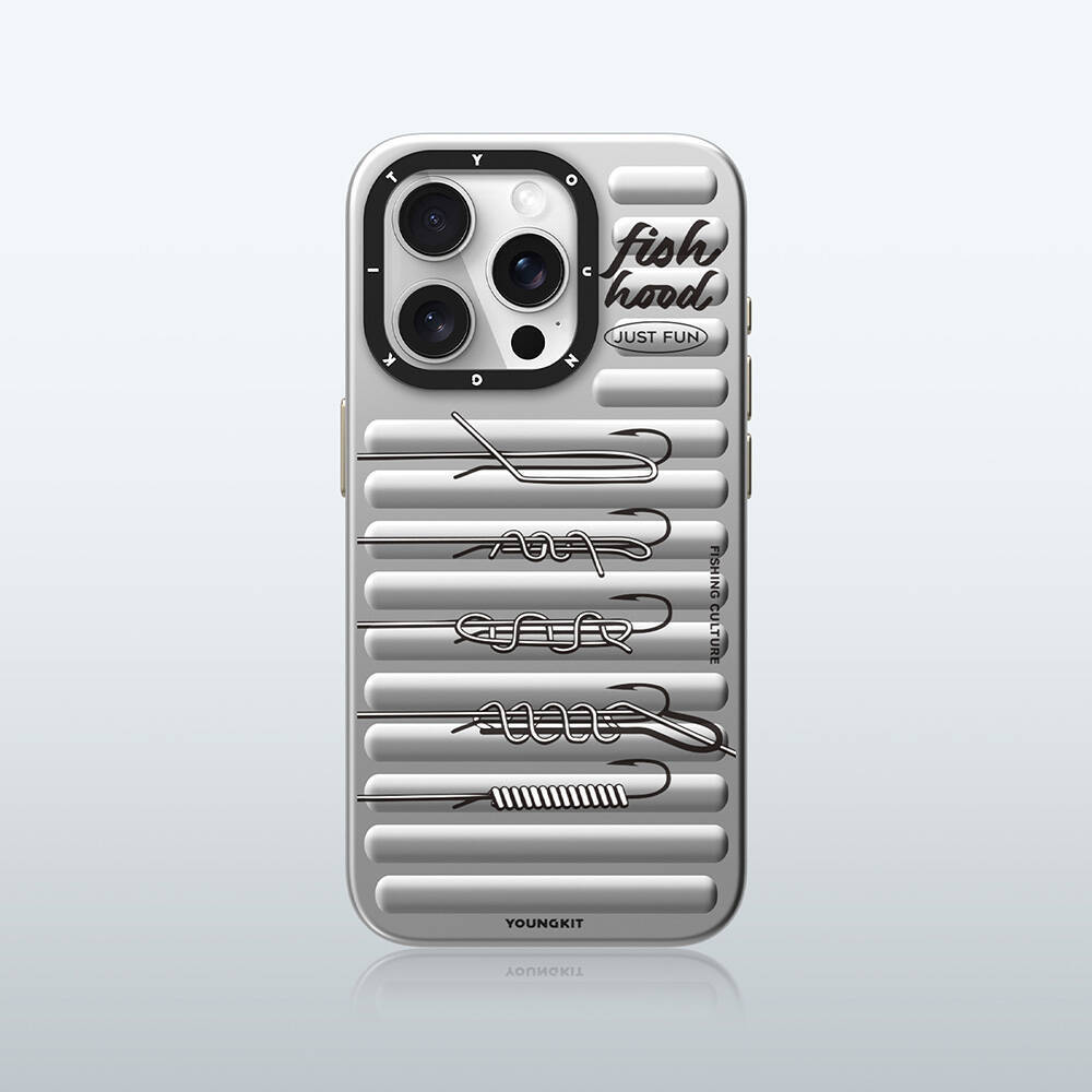 Apple iPhone 15 Pro Max Kılıf M-safe Şarj Özellikli Youngkit Fishing Serisi Kapak - 8