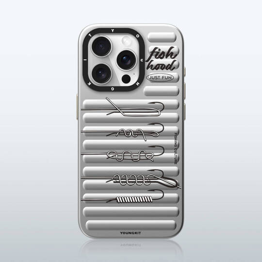 Apple iPhone 15 Pro Max Kılıf M-safe Şarj Özellikli Youngkit Fishing Serisi Kapak - 9