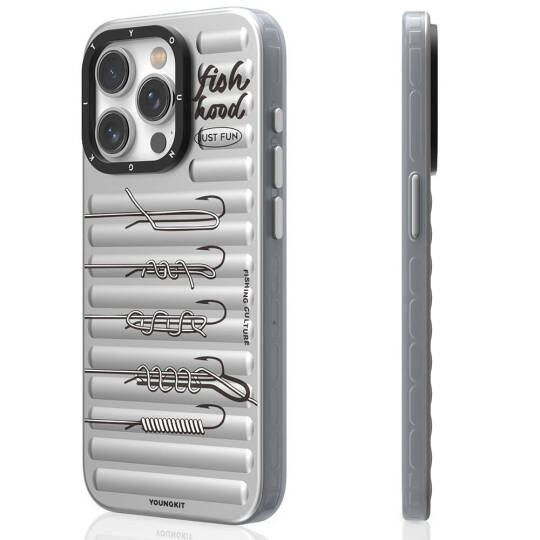 Apple iPhone 15 Pro Max Kılıf M-safe Şarj Özellikli Youngkit Fishing Serisi Kapak