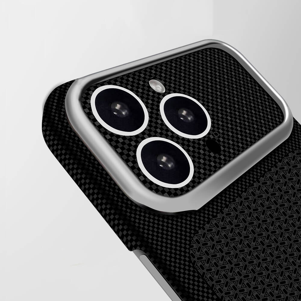 Apple iPhone 15 Pro Max Kılıf M-Safe Şarj Özellikli Zore Paris Nexel Sert PC Kapak - 15
