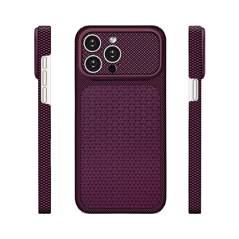 Apple iPhone 15 Pro Max Kılıf M-Safe Şarj Özellikli Zore Paris Nexel Sert PC Kapak - 1