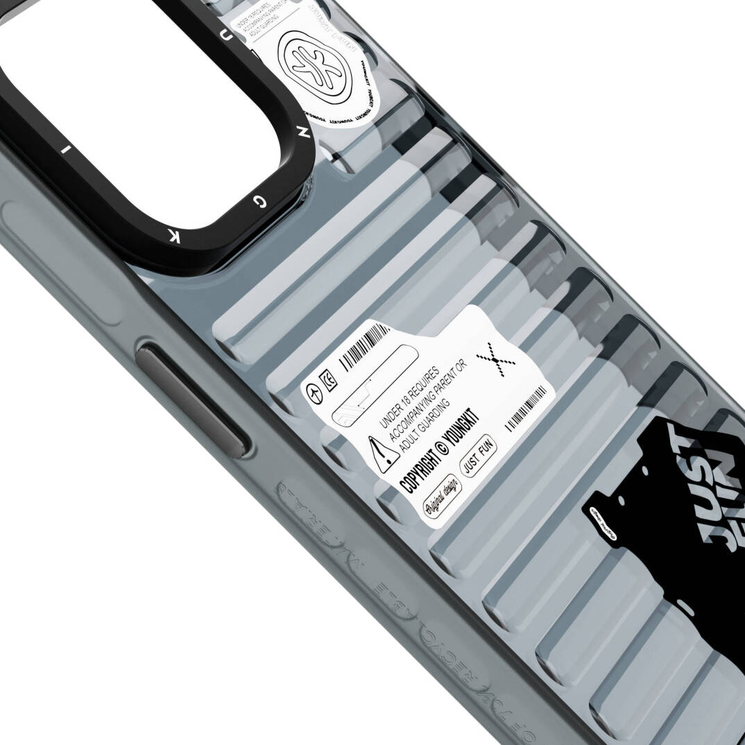 Apple iPhone 15 Pro Max Kılıf Şeffaf Renkli Tasarım YoungKit Fluorite Serisi Kapak - 8