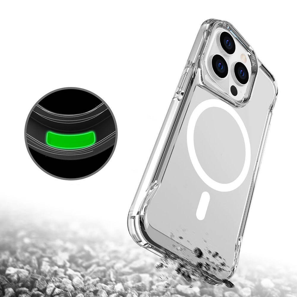 Apple iPhone 15 Pro Max Kılıf Zore M-safe Şarj Özellikli T-Max M-safe Kapak - 6