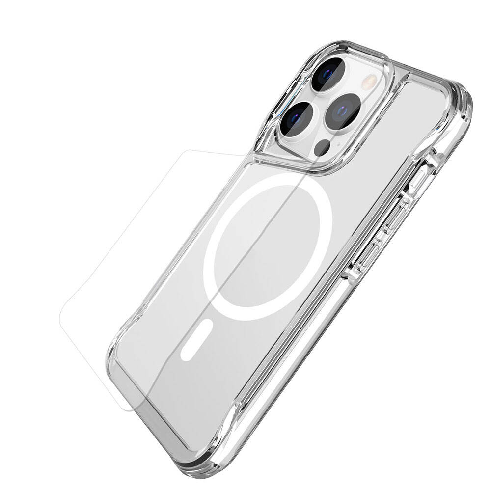 Apple iPhone 15 Pro Max Kılıf Zore M-safe Şarj Özellikli T-Max M-safe Kapak - 7