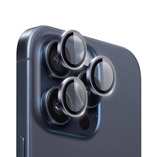 Apple iPhone 15 Pro Wiwu LG-003 Lens Guard Çizilmeye Karşı Dayanıklı Safir Kamera Lens Koruyucu - 5