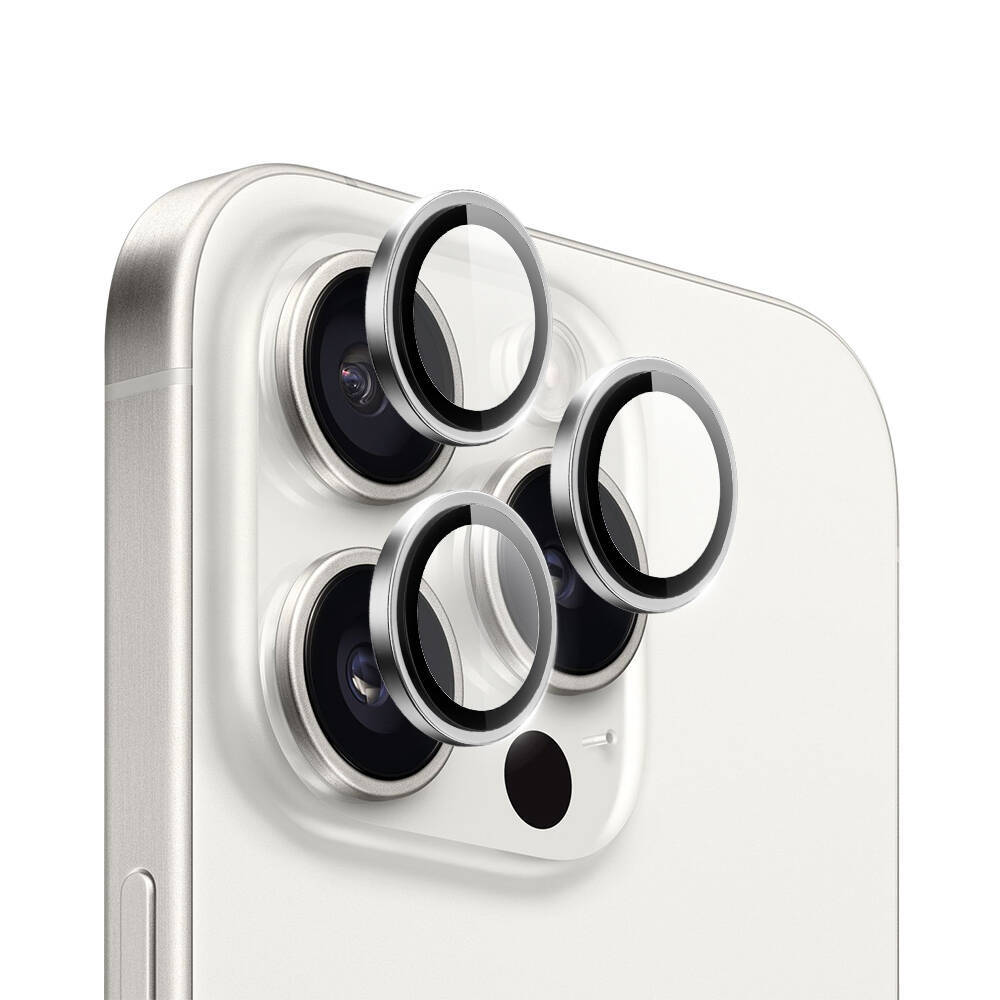 Apple iPhone 15 Pro Wiwu LG-003 Lens Guard Çizilmeye Karşı Dayanıklı Safir Kamera Lens Koruyucu - 4