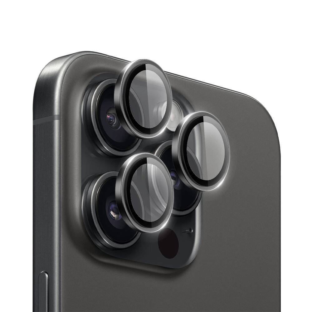Apple iPhone 15 Pro Wiwu LG-003 Lens Guard Çizilmeye Karşı Dayanıklı Safir Kamera Lens Koruyucu - 2