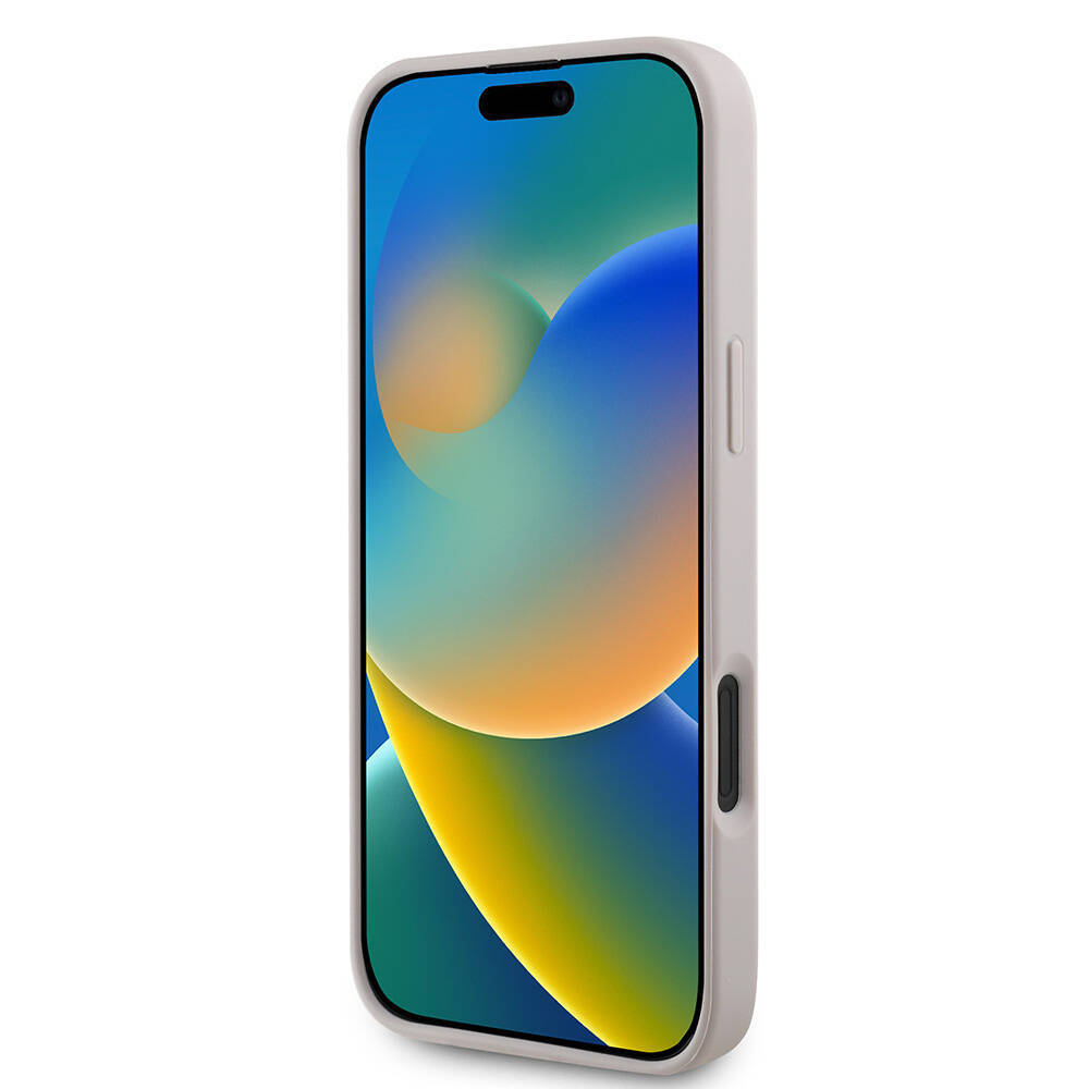 Apple iPhone 16 Kılıf Guess Orjinal Lisanslı M-safe Şarj Özellikli 4G Desenli Yazı Logolu Kapak - 13
