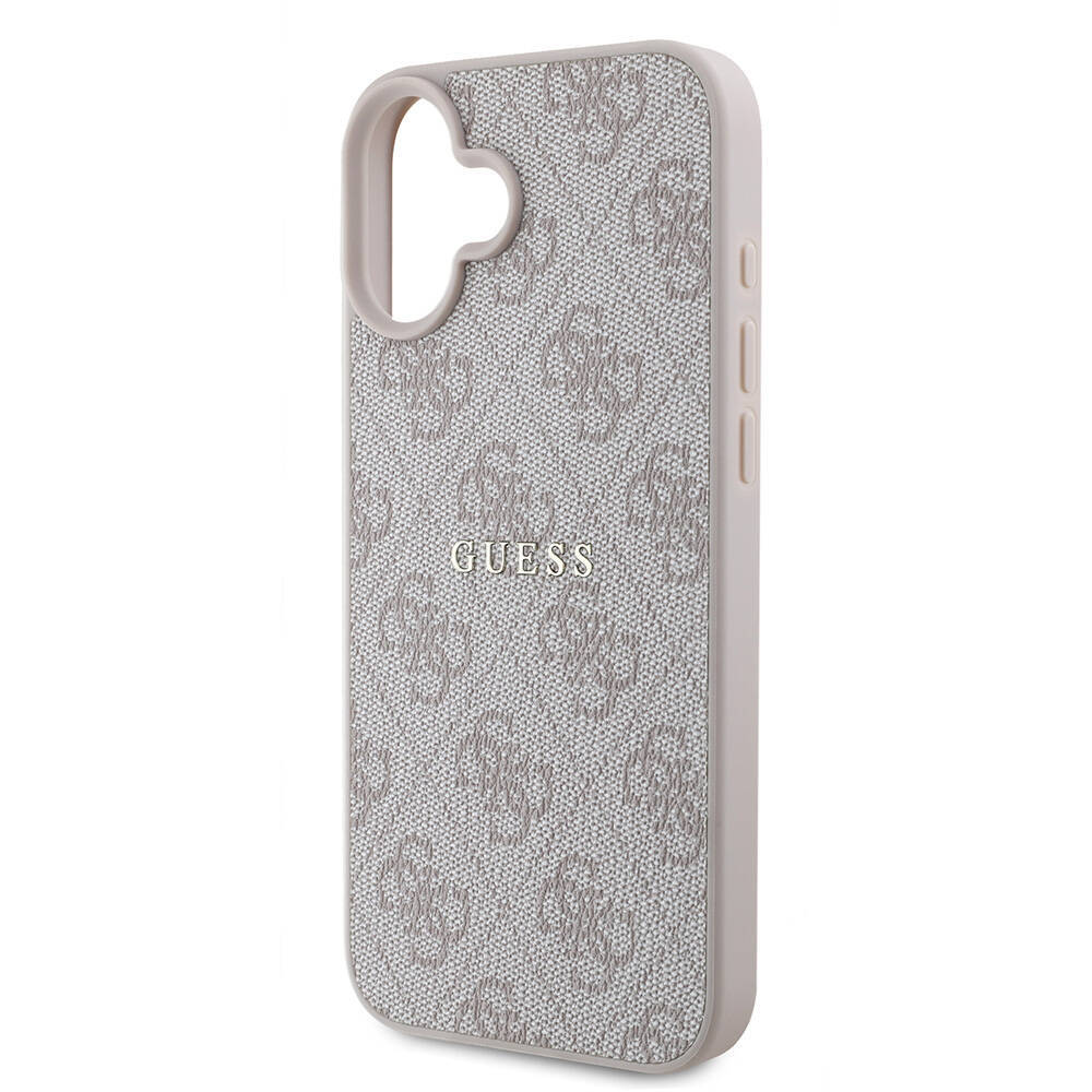 Apple iPhone 16 Kılıf Guess Orjinal Lisanslı M-safe Şarj Özellikli 4G Desenli Yazı Logolu Kapak - 14