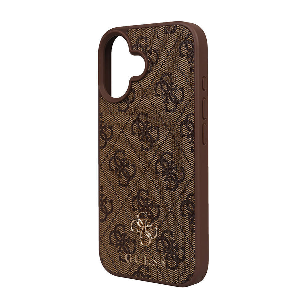 Apple iPhone 16 Kılıf Guess Orjinal Lisanslı M-safe Şarj Özellikli Small 4G Classic Kapak - 20