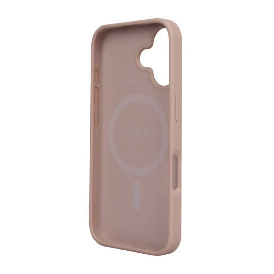 Apple iPhone 16 Kılıf Guess Orjinal Lisanslı M-safe Şarj Özellikli Small 4G Classic Kapak - 4