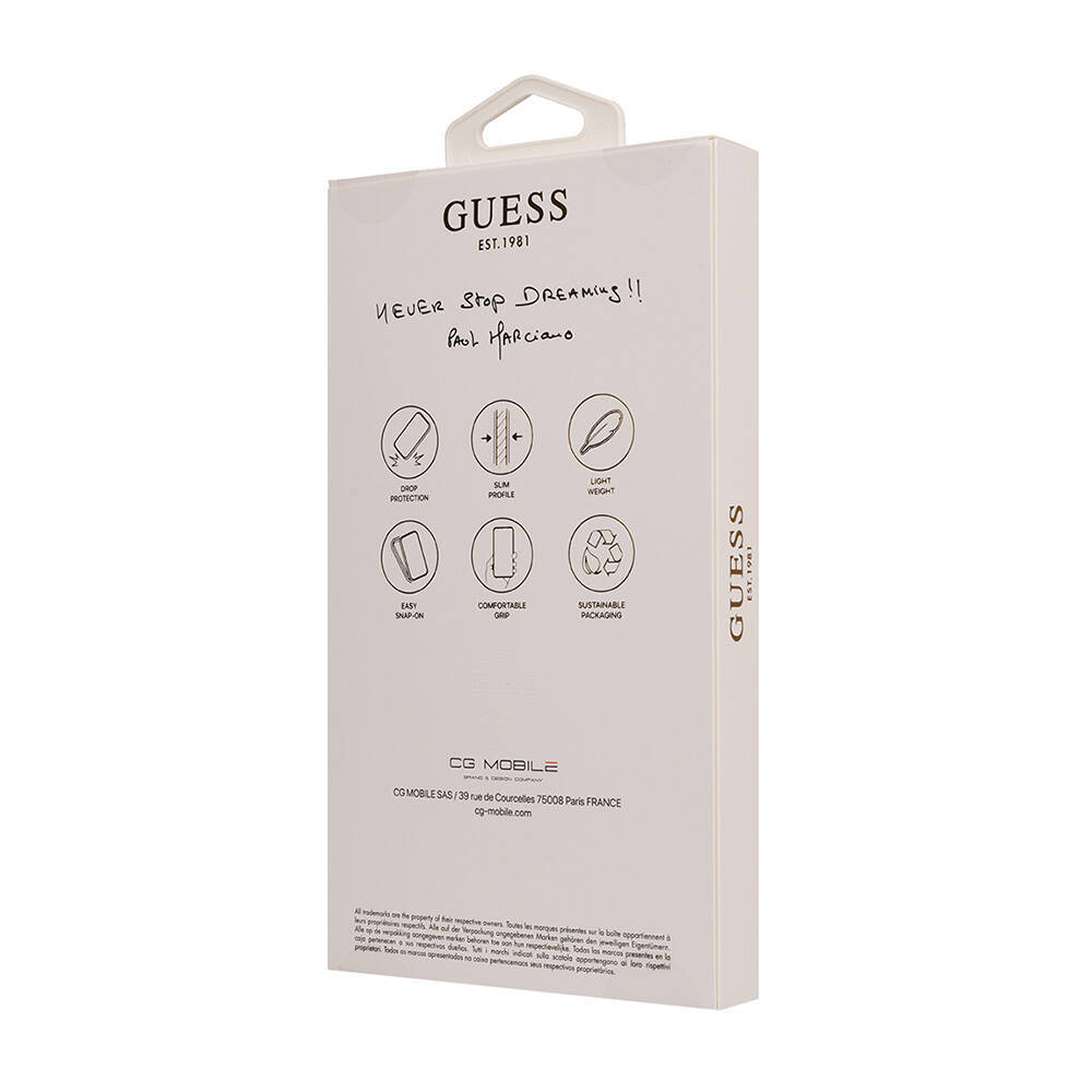 Apple iPhone 16 Kılıf Guess Orjinal Lisanslı M-safe Şarj Özellikli Small 4G Classic Kapak - 6