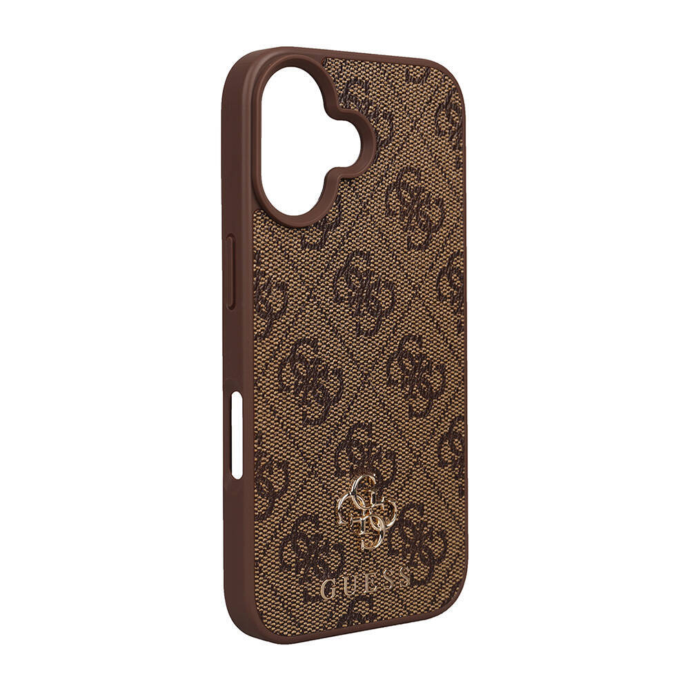 Apple iPhone 16 Kılıf Guess Orjinal Lisanslı M-safe Şarj Özellikli Small 4G Classic Kapak - 8