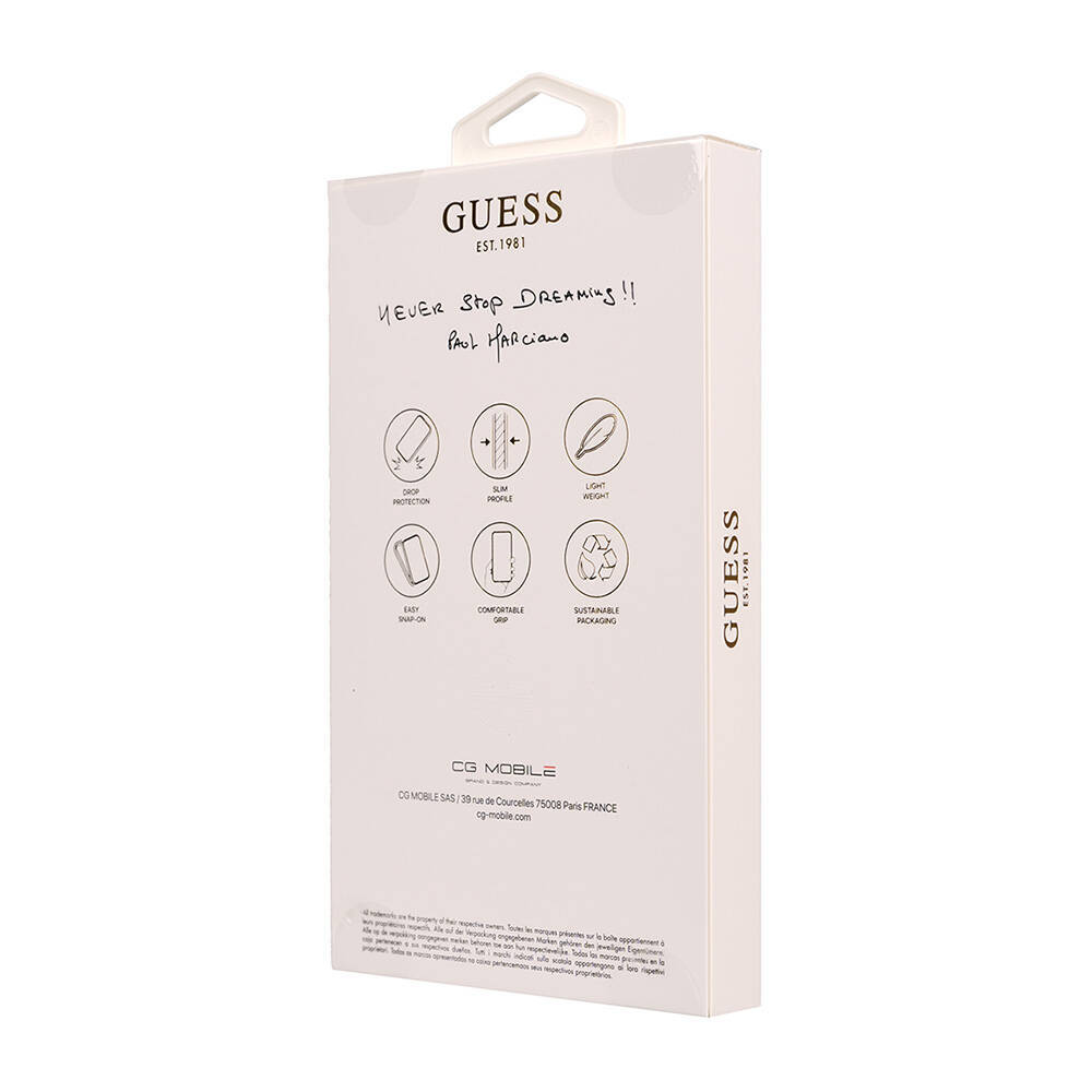 Apple iPhone 16 Kılıf Guess Orjinal Lisanslı M-safe Şarj Özellikli Small 4G Classic Kapak - 11