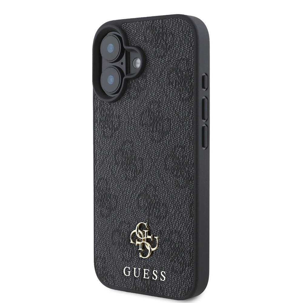Apple iPhone 16 Kılıf Guess Orjinal Lisanslı M-safe Şarj Özellikli Small 4G Classic Kapak - 12