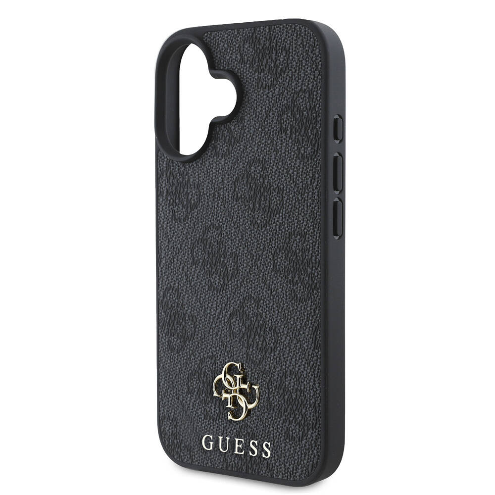 Apple iPhone 16 Kılıf Guess Orjinal Lisanslı M-safe Şarj Özellikli Small 4G Classic Kapak - 16