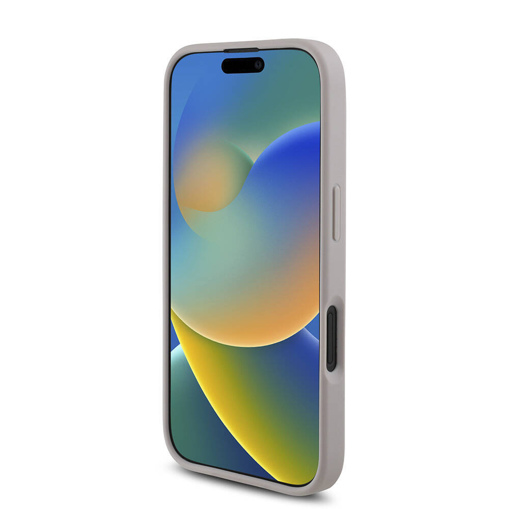 Apple iPhone 16 Kılıf Guess Orjinal Lisanslı PU Deri 4G Desenli Metal Büyük 4G ve Yazı Logolu Kapak - 8
