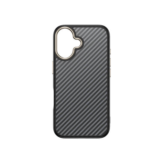 Apple iPhone 16 Kılıf M-safe Şarj Özellikli Karbon Fiber Görünümlü Zore Antina Kapak - 8