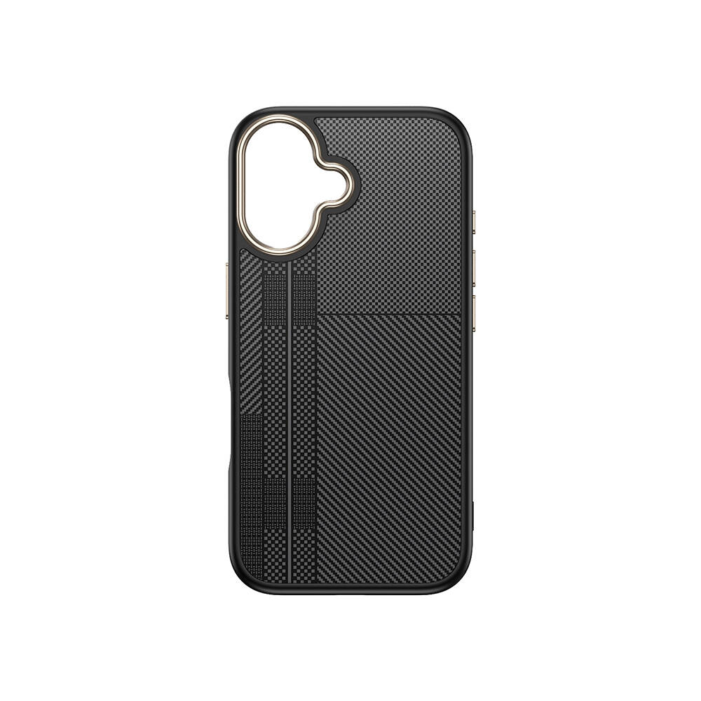 Apple iPhone 16 Kılıf M-safe Şarj Özellikli Karbon Fiber Görünümlü Zore Antina Kapak - 14