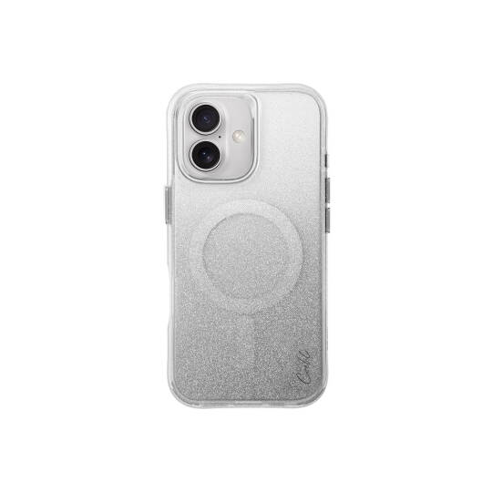 Apple iPhone 16 Kılıf M-safe Şarj Özellikli Simli Arka Yüzey Askı Aparatlı Coehl Lumino Kapak - 2