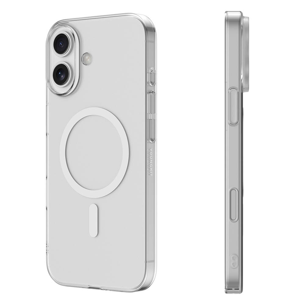 Apple iPhone 16 Kılıf M-safe Şarj Özellikli Youngkit High Definition Serisi Kapak - 3