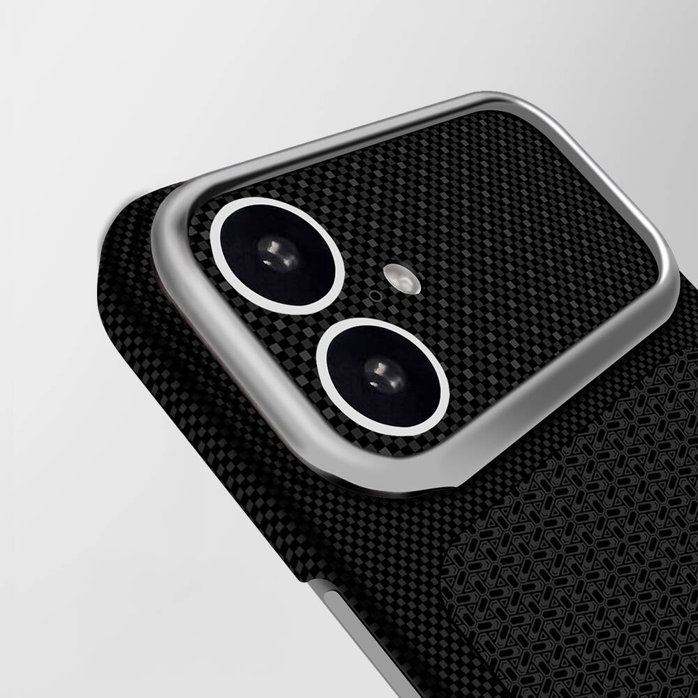 Apple iPhone 16 Kılıf M-Safe Şarj Özellikli Zore Paris Nexel Sert PC Kapak - 4