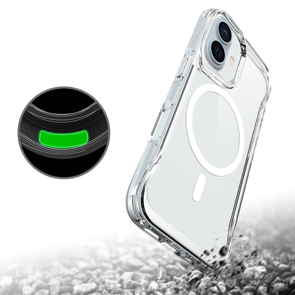 Apple iPhone 16 Kılıf Zore M-safe Şarj Özellikli T-Max M-safe Kapak - 8
