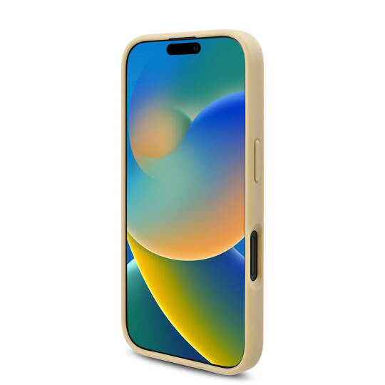 Apple iPhone 16 Plus Kılıf Guess Orjinal Lisanslı Taşlı Arka Yüzey Üçgen Logolu Kapak - 15