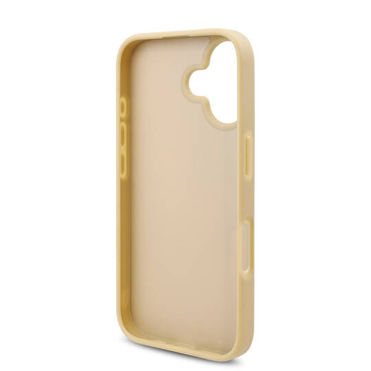Apple iPhone 16 Plus Kılıf Guess Orjinal Lisanslı Taşlı Arka Yüzey Üçgen Logolu Kapak - 17