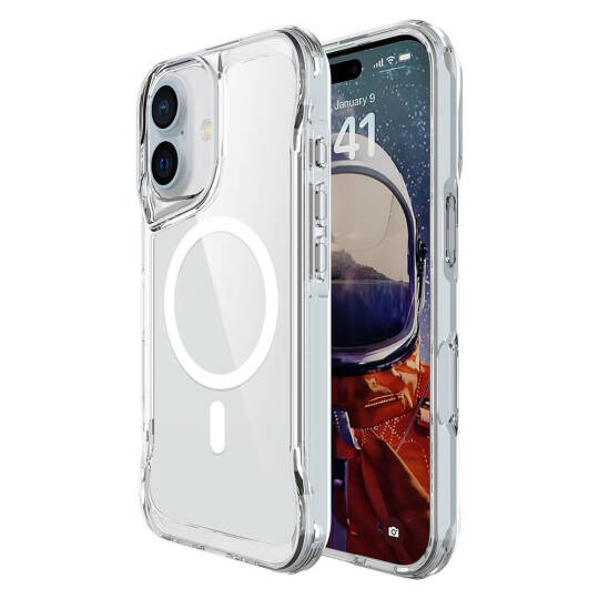 Apple iPhone 16 Plus Kılıf Zore M-safe Şarj Özellikli T-Max M-safe Kapak - 3