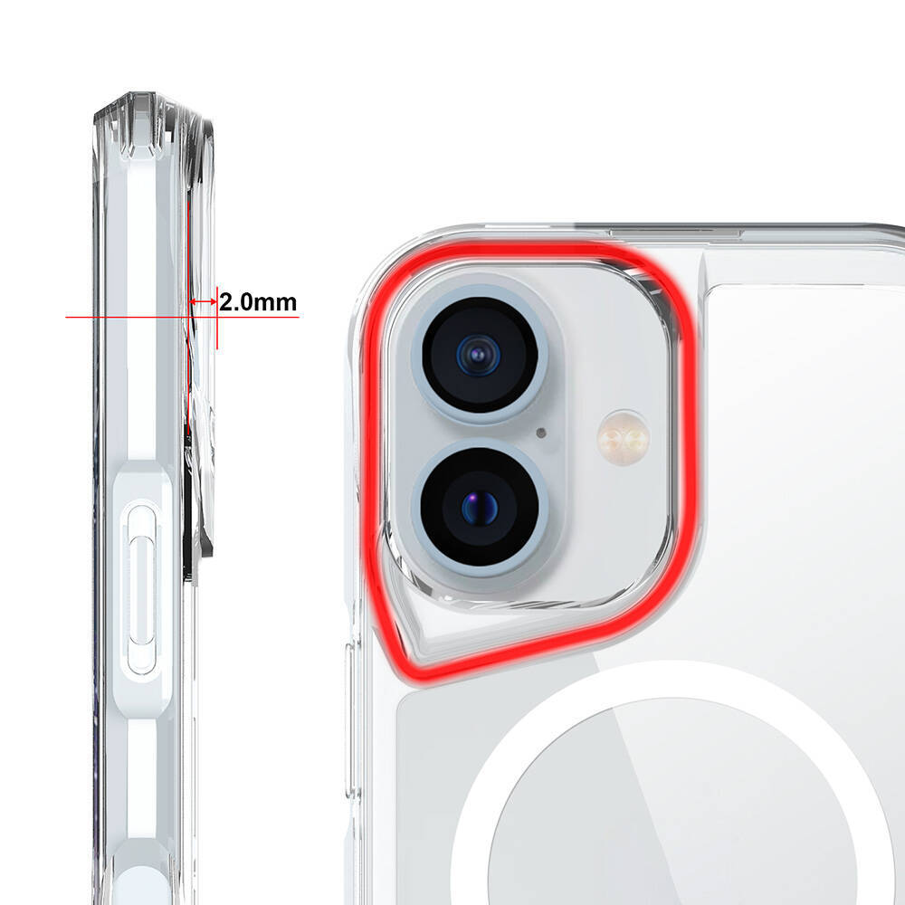 Apple iPhone 16 Plus Kılıf Zore M-safe Şarj Özellikli T-Max M-safe Kapak - 7