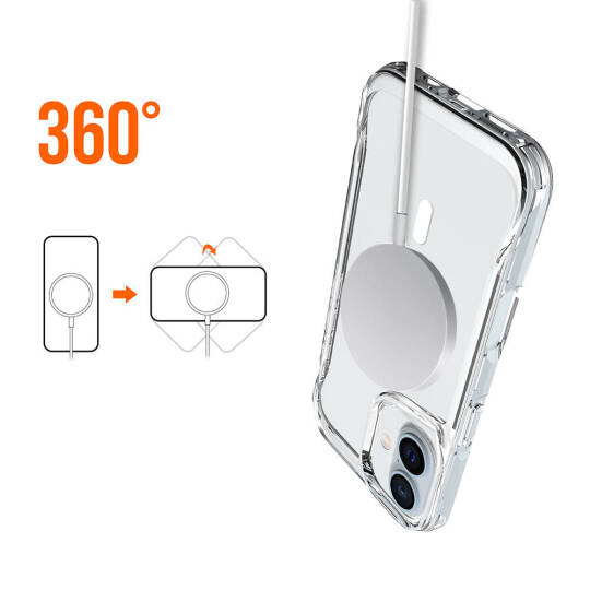 Apple iPhone 16 Plus Kılıf Zore M-safe Şarj Özellikli T-Max M-safe Kapak - 10
