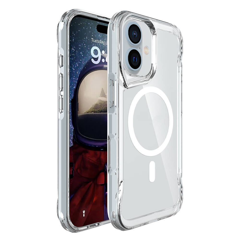 Apple iPhone 16 Plus Kılıf Zore M-safe Şarj Özellikli T-Max M-safe Kapak - 1