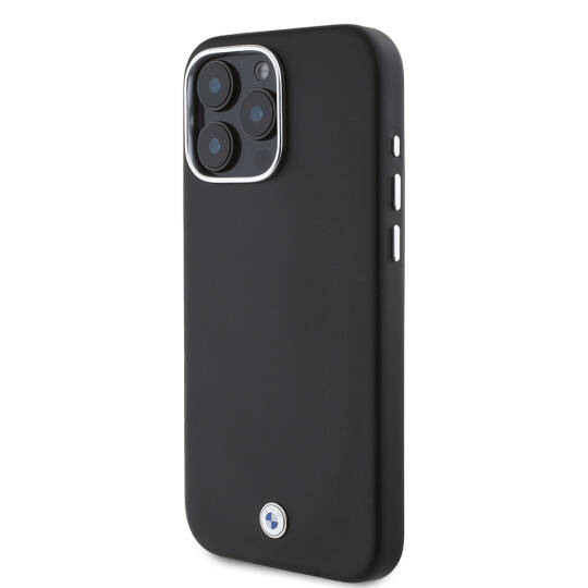 Apple iPhone 16 Pro Kılıf BMW Orjinal Lisanslı M-safe Şarj Özellikli Metal Logolu Tam Kaplama Deri Kapak - 12