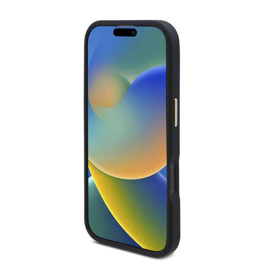 Apple iPhone 16 Pro Kılıf Guess Orjinal Lisanslı M-safe Şarj Özellikli 4G Desenli PU Metal Plaka Klasik Logolu Kapak - 15