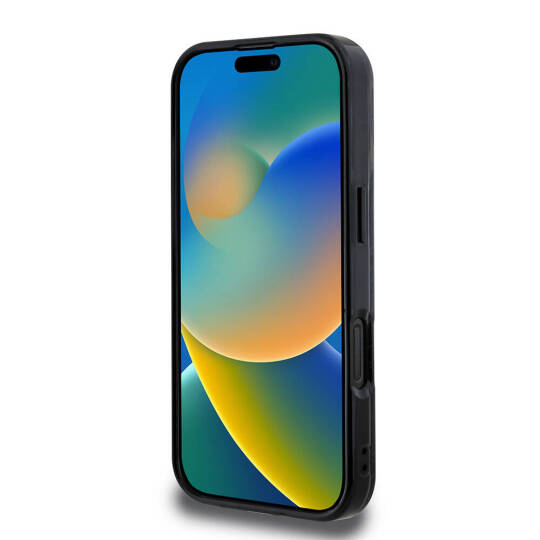 Apple iPhone 16 Pro Kılıf Lacoste Orjinal Lisanslı M-safe Şarj Özellikli IML Baskılı Gümüş Timsah Logolu Monogram Kapak - 8