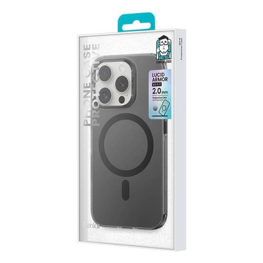 Apple iPhone 16 Pro Kılıf M-safe Şarj Özellikli Benks Lucid Armor Kapak - 5